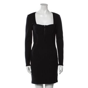 Jonathon Simkhai Elegant Black Long Sleeve Dress